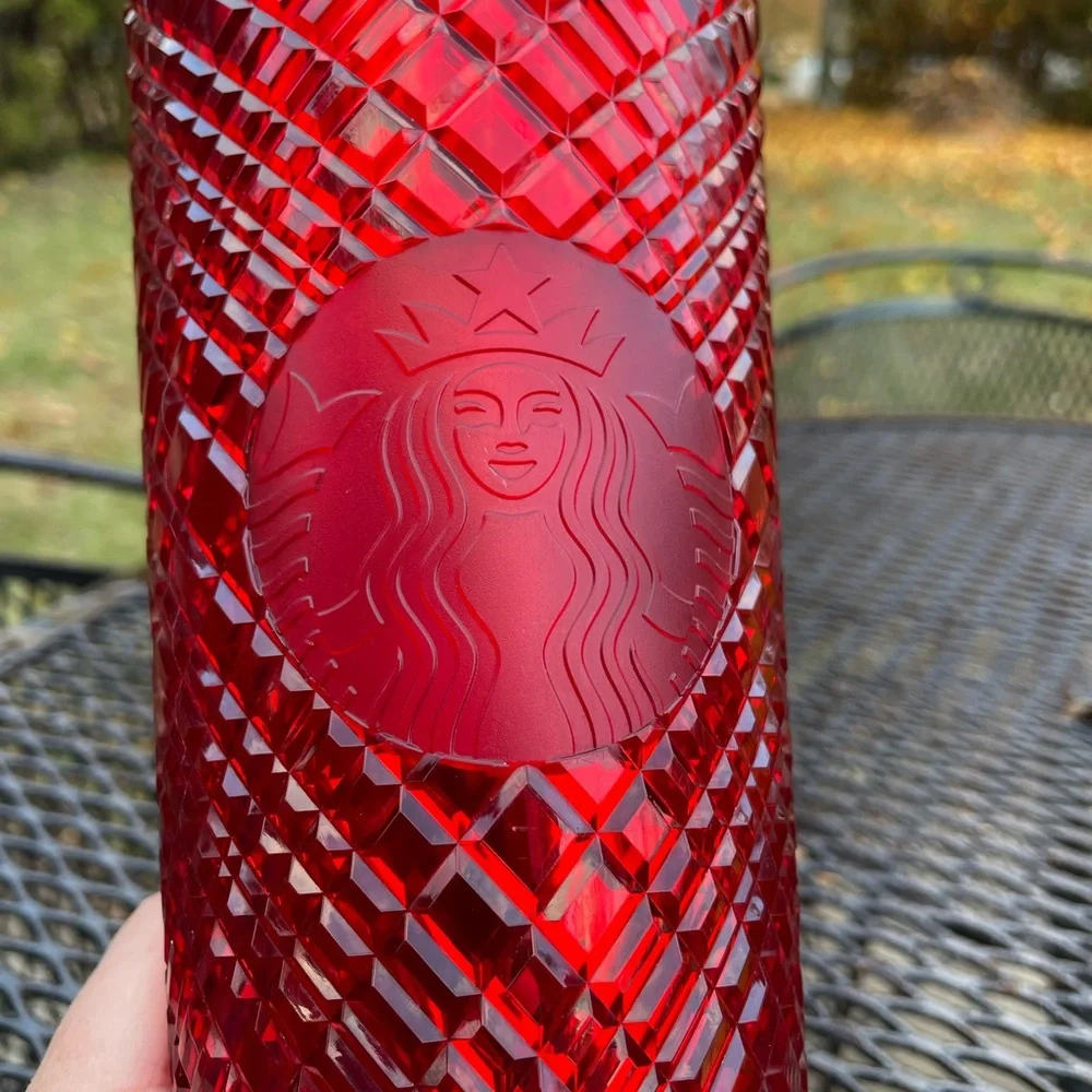 Starbucks vibrant red
